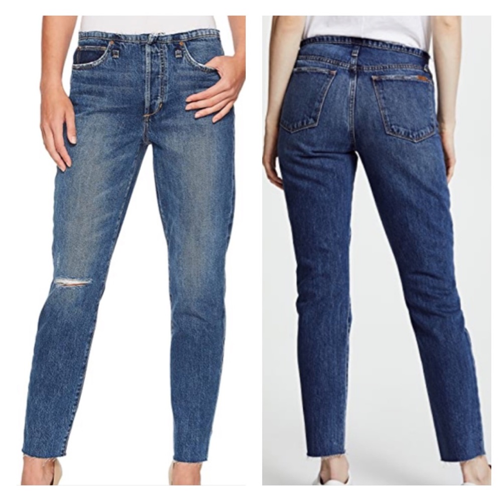 JOE’S The Kass Waistless Hi-Rise Slim Ankle Jean